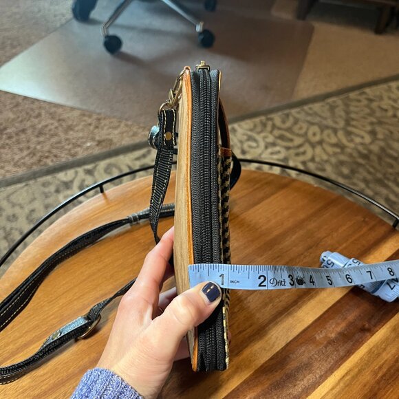 Vann & CoPrism Herringbone Cellphone Crossbody Wallet Purse - Picture 11 of 16